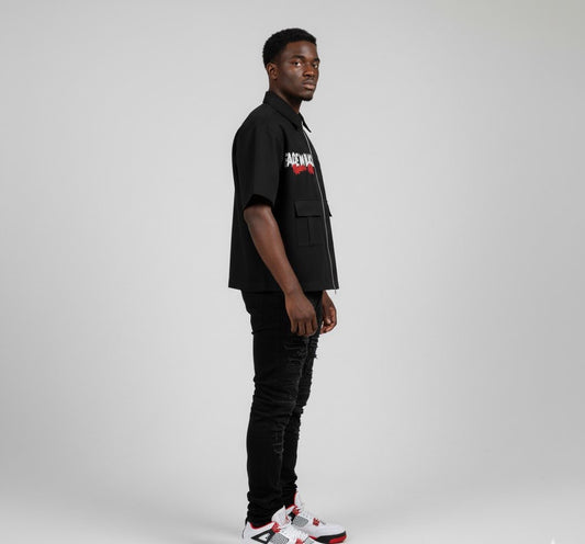 Members Only Zip Up Tee